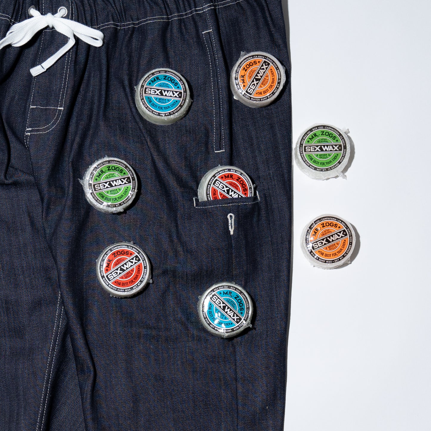 LONG JOHN CROPPED STRETCH DENIM