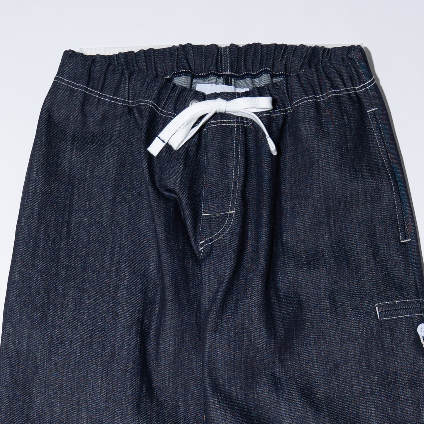 LONG JHON CROPPED STRETCH DENIM