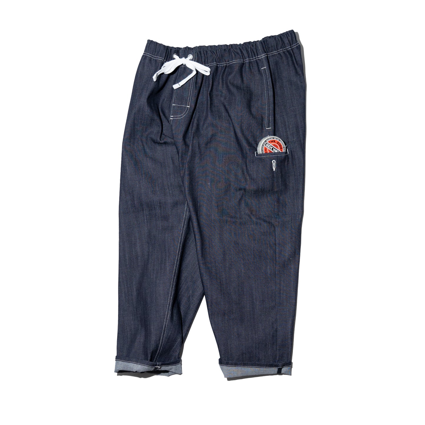 LONG JOHN CROPPED STRETCH DENIM