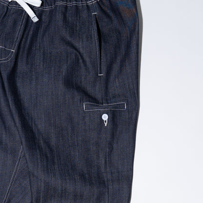 LONG JHON CROPPED STRETCH DENIM
