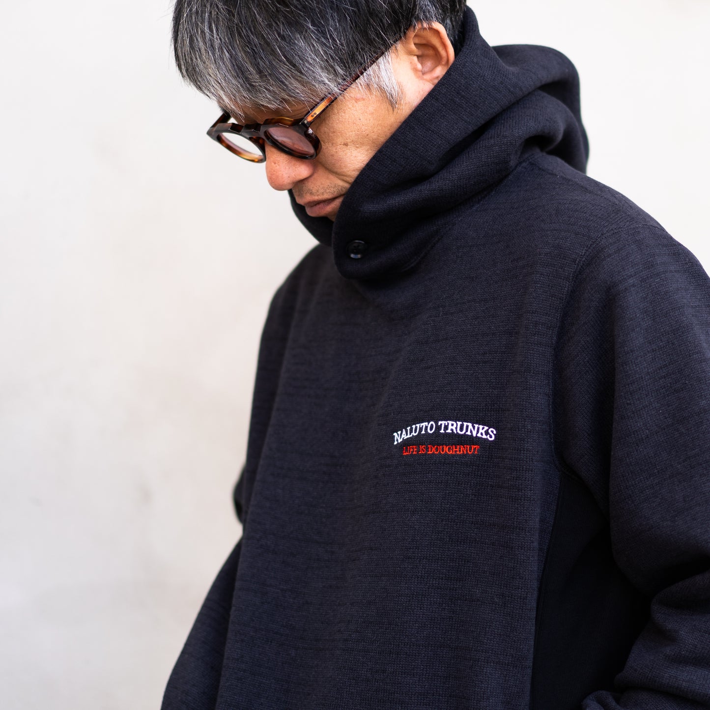 MELANGE FLEECE HOODIE