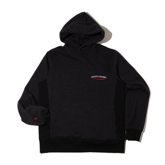 MELANGE FLEECE HOODIE